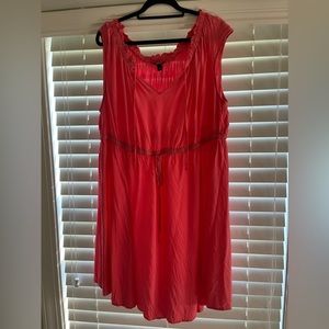 Torrid Coral Size 3 tie waist dress